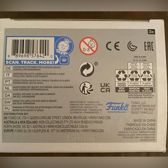 New In Box Funko Pop Kuki Urie 1125 Animation Vinyl Tokyo Ghoul - Picture 6 of 6